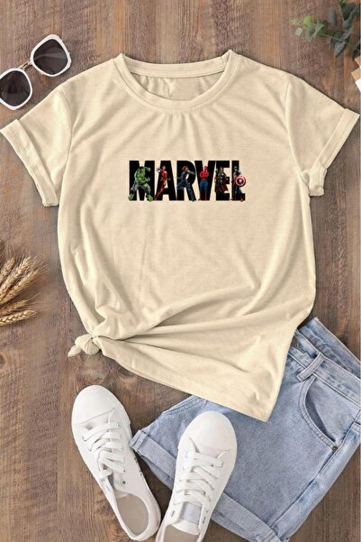 oneagılyazı Marvel Printed Unisex Children's T-shirt