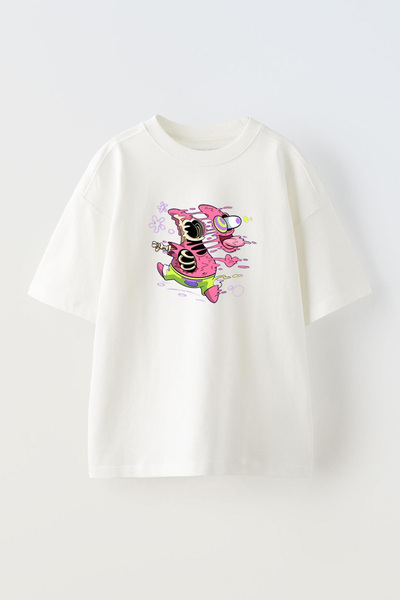 THEWERT Patrick Run Design - Unisex bela Oversize kroj Pamuk T-shirt