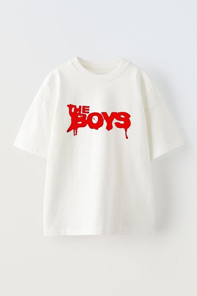 THEWERT Λευκό βαμβακερό μπλουζάκι Oversize - Unisex, Design Printed