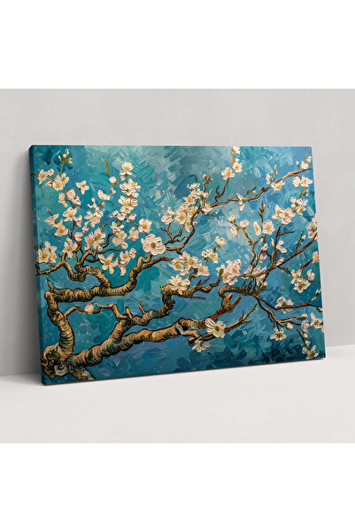Vincent Van Gogh Çiçek Açan Badem Ağacı Duvar Dekorasyonu, Vincent Van Gogh, Kanvas Tablo