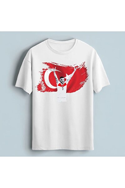 Vordevia Tricou oversize Merih Demiral cu steagul Turciei