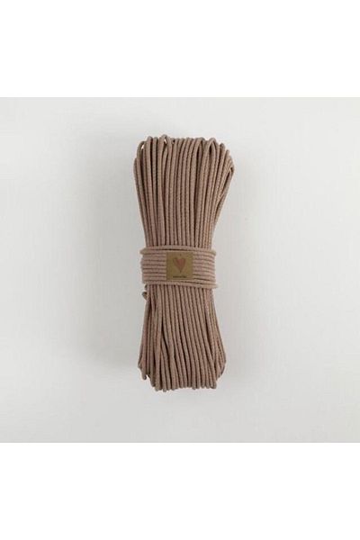 Makromİps MAKROME 1 Kilo 5.5-6 mm Woven Cotton Rope Corded Sewable Basket Bag