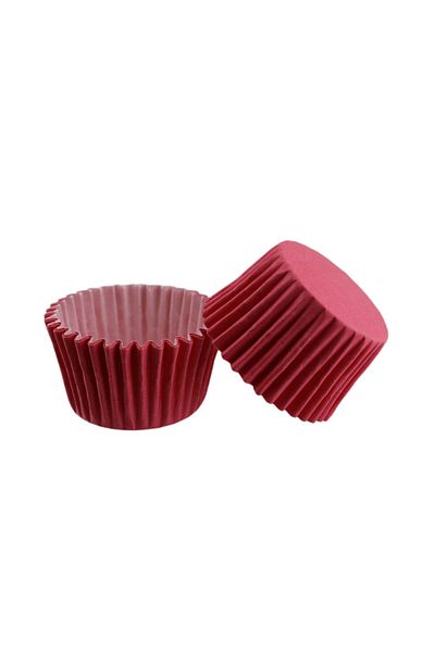 TT Tahtakale Toptancıları Fuchsia Cupcake and Cake Mold - Pet Capsule, 48X34 MM, 100 Pieces