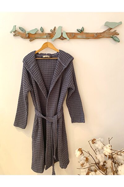 Mujo Home Collection Ύφασμα με σχέδιο βάφλα - 100% οργανικό βαμβάκι Μπουρνούζι και κιμονό