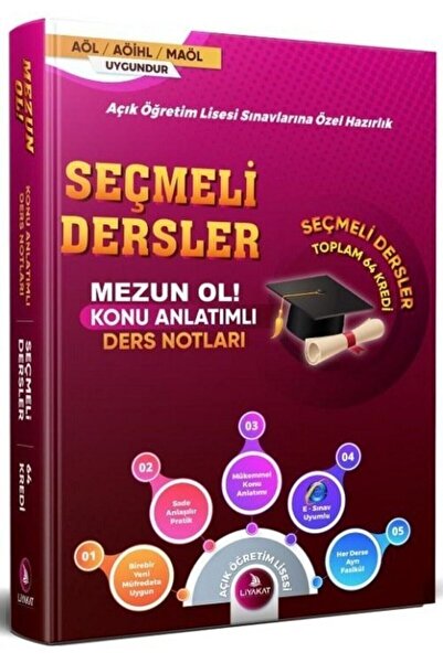 Liyakat Yayınları Liyakat Mezun Ol Açık Öğretim Lisesi Seçmeli Dersler Konu A...