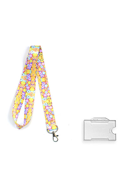 YİĞİTBAŞI Desen Boyun İpi Ve Telefon Askısı Okul ,hastane , BOYUN İPİ +ŞEFFAF...