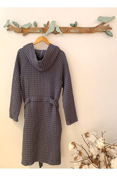 Mujo Home Collection Ύφασμα με σχέδιο βάφλα - 100% οργανικό βαμβάκι Μπουρνούζι και κιμονό