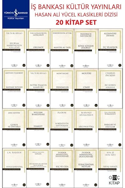 TÜRKİYE İŞ BANKASI KÜLTÜR YAYINLARI Iş Bankası Hasan Ali Yücel Klasikler Dizi...