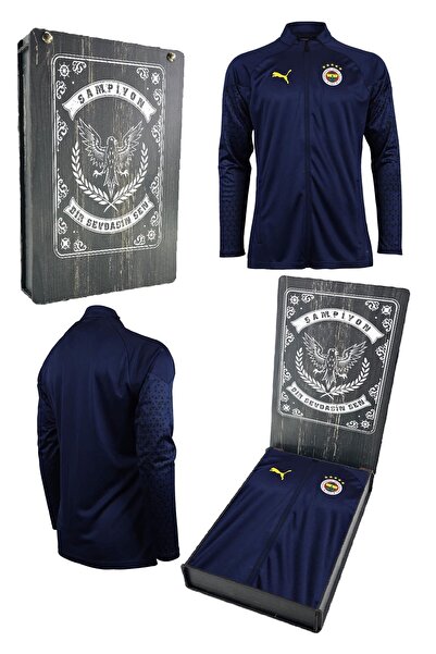 Fenerbahçe Unisex Original 23/24 A Team Hoca Full Zipper Navy Blue Παιδικό δώ...