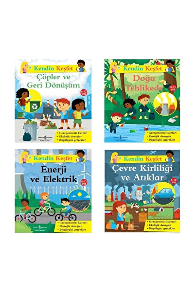 TÜRKİYE İŞ BANKASI KÜLTÜR YAYINLARI Harika- Kendin Keşfet Serisi 4 Kitap Set ...