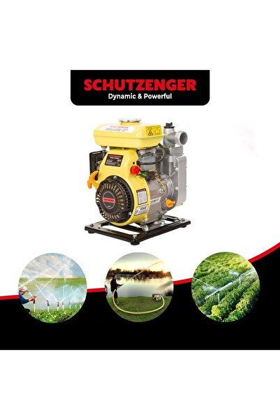 DYNAMİC MAX Profesyonel 3.5 Hp Benzinli Su Pompası 1,5 Inç 3,5 Hp Sc-40a