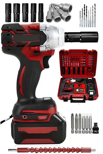 DYNAMİC MAX GERMANY 128Vf Profesyonel Somun Sıkma Sökme Şarjlı Darbeli Matkap...