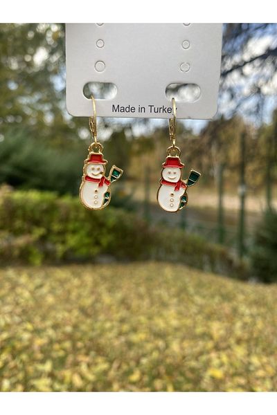 Stoneday Christmas Snowman New Year Christmas Concept Special Design Christmas Earrings