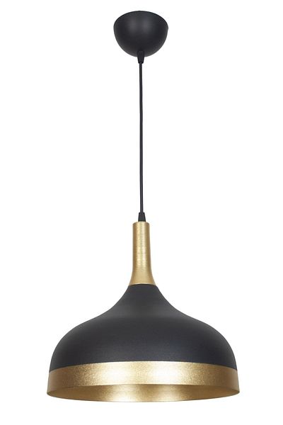Fer Avize Cosmos Special Design Sports Modern Black Gold Cafe - Kitchen Pendant Lamp Single Chandelier