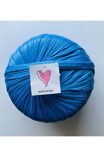 Makromİps PREMIUM SOFT RAFFIA - 50g/65m Μαλακή μαρμάρινη τσάντα Raffia με άκρη ρούχων με κορδόνια