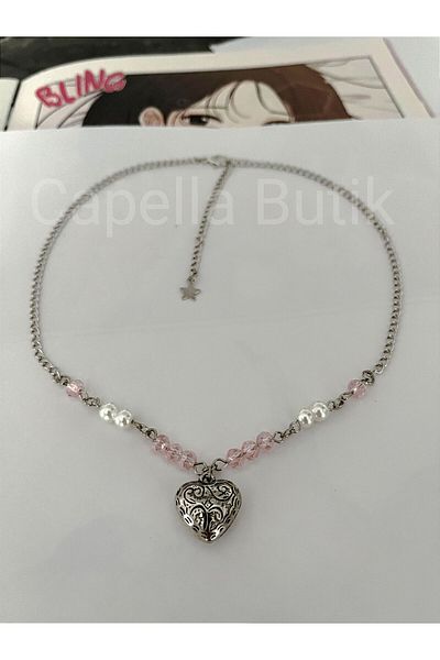 Capella Coquette Fairycore Necklace with Heart