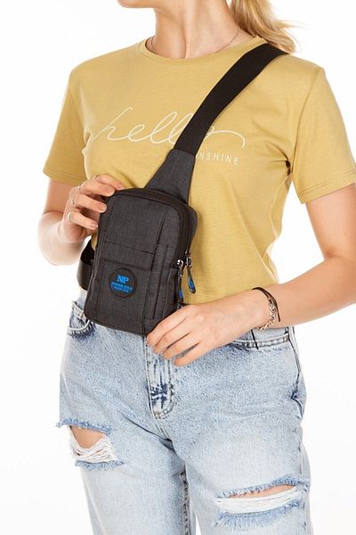 Newish Polo Unisex λινό τσάντα μέσης και σταυρού ώμου με θήκη τηλεφώνου και καθημερινή τσάντα ταξιδιού στο στήθος