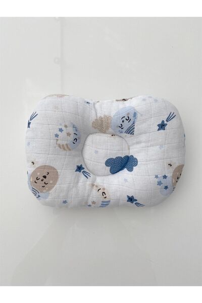 Jaju Baby وسادة للأطفال حديثي الولادة من عمر 0 إلى 12 شهرًا - رأس مسطح