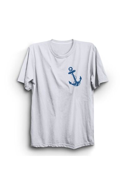 The Fame Blue Anchor Logo, Blue Anchor Logo T-Shirt