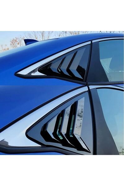 Harphour Honda Civic Aksesuar Fe1 Uyumlu Kelebek Cam Kaplama Vizörü 2022 Pian...