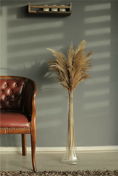 PAPATYAMDEKOR ZÜCCACİYE 80cm Fil Ayağı Vazo Ince Belli Cam