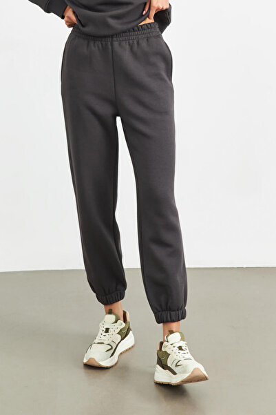 BayBayan Καπνιστό Χρωματιστό Βαμβακερό Παντελόνι Φόρμας - Τριών Κλωστών