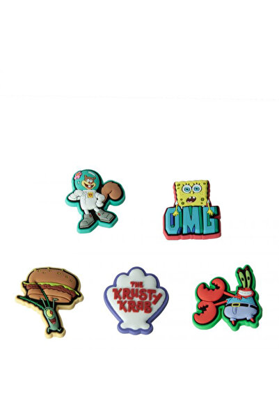 Jibbitz Spongebob 5Pck Terlik Rozeti 10010012