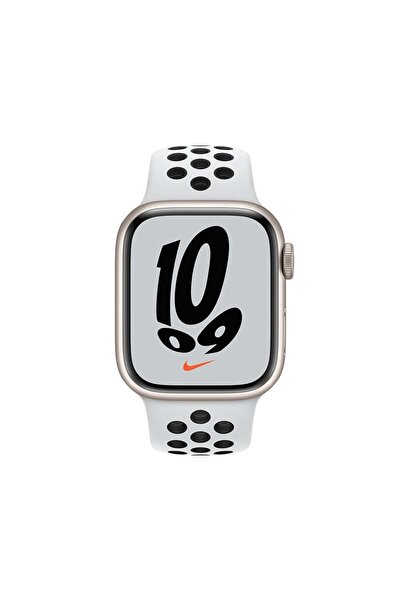 Apple Watch Seri 7 Nike+ 41mm (GPS) Alüminyum Kasa Yıldız Işığı - Yenilio Out...