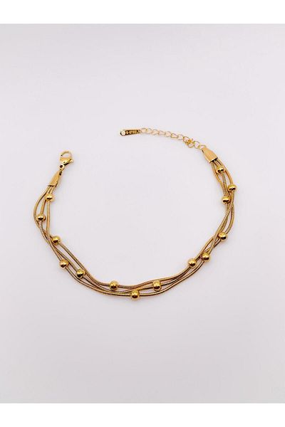 Trinos Steel Bracelet (3 Pieces) Triple Dorica Bracelet
