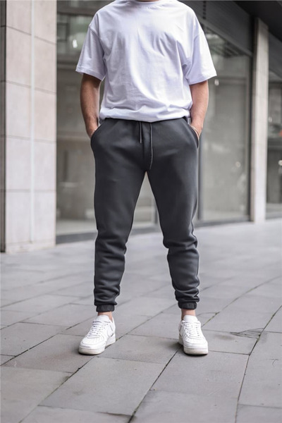 BayBayan Ανδρικό Jogger Sweatpants - Ευέλικτο, τρίκλωνο και ελαστικό πόδι