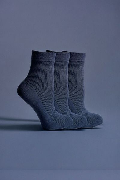KaeLaurean 3 чифта безшевни мъжки чорапи от бамбук - къси крачоли