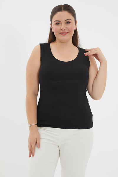 Umaya Boutique BÜYÜK BEDEN ASKILI BLUZ - (38/50)