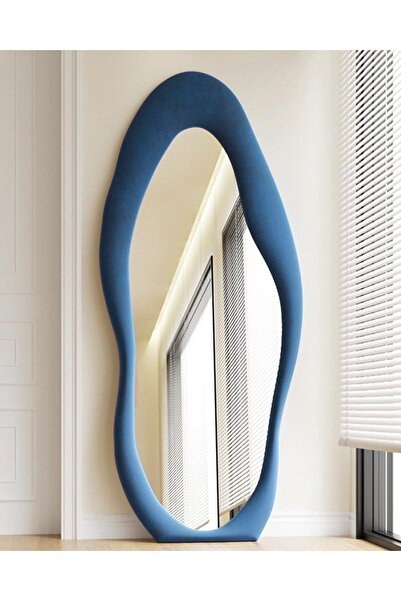 AYDEMİR HOME Asimetrik Boy Aynası Kumaş Çerçeveli