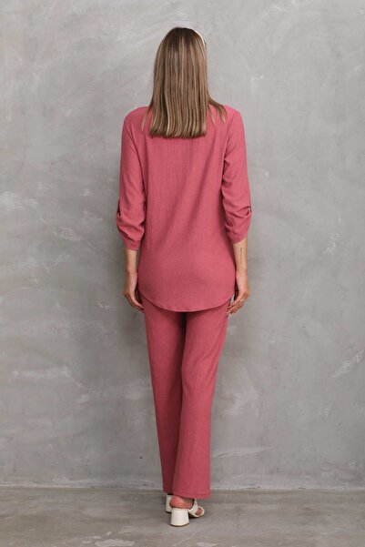 Miss Dünya Lissa V-Neck Maternity and Maternity Set - Front Buttoned