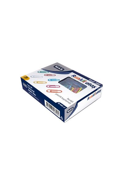 Mas 28 Mm Colorful PVC Coated Paper Clip