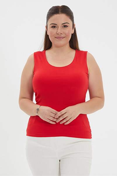 Umaya Boutique BÜYÜK BEDEN ASKILI BLUZ - (38/50)