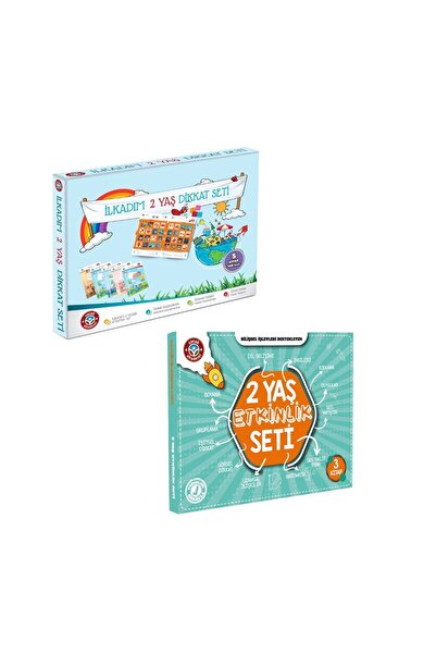 Çocuk Akademi 2 Yaş Dikkat Ve 2 Yaş Etkinlik Seti Ikili Paket