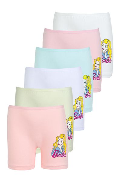 Miss Blue Moon SHORT pentru fetiță cu imprimeu colorat 6 bucăți 6110
