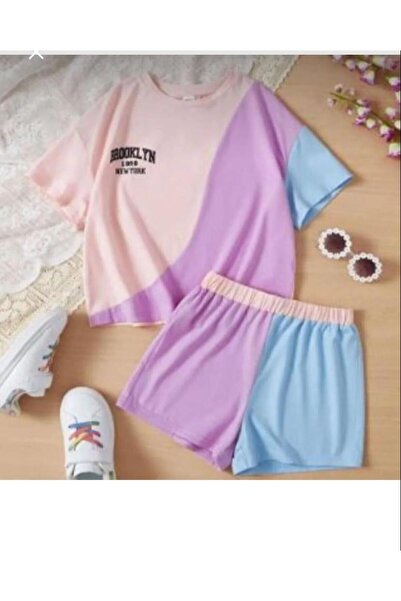 VESTIR BIEN Pink Purple Girl's Suit
