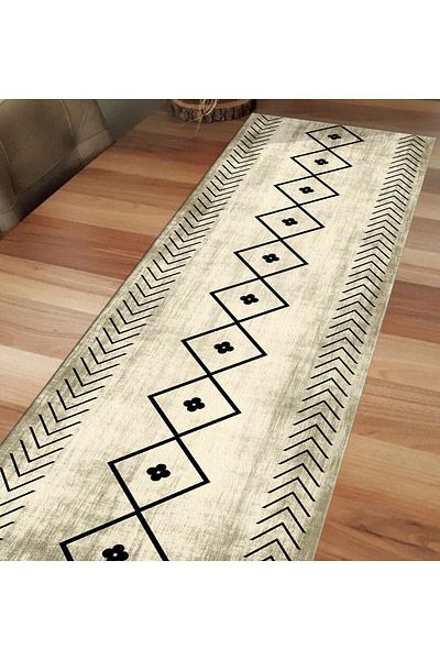 Ardizayn Ethnic (CREAM), Βαμβακερό ύφασμα, Μπαλκόνι, Κήπος, Μαντίλι κουζίνας και Σετ μαξιλαριών 2 τεμαχίων