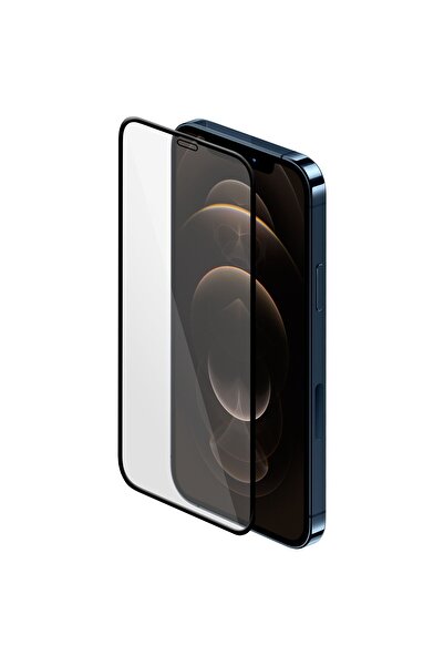 Fibaks Apple iPhone 12 Pro Max Compatible Full Covering Tempered Glass Screen Protector Unbreakable Glass