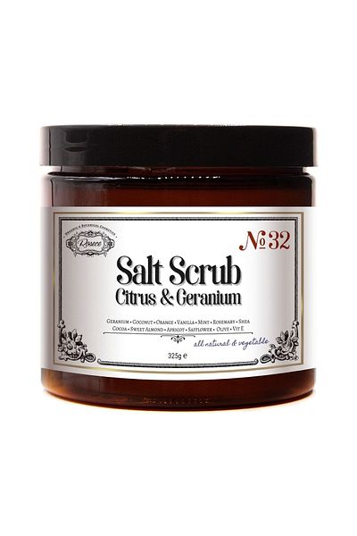 Rosece Natural Spa Citrus Salt Scrub - Body Hand Foot Peeling, 325 gr Ingrown
