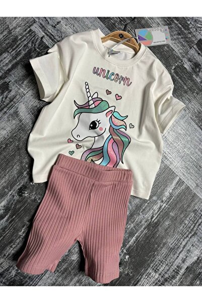 öykümgaleria Set de top și pantaloni scurți de vară pentru fete