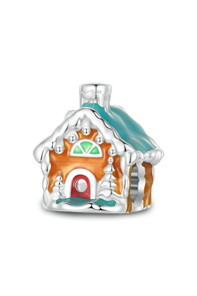 asaf Renkli ev charm | gümüş kaplama