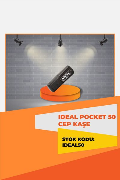 Yerli Ideal Pocket Type Stamp Clip 14X41 50 (Inclusiv Text)