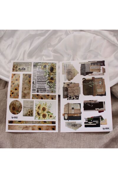 TRENDİN YOLU دفتر ملاحظات رمادي منقوش باللون الأزرق 250 ورقة - مقاس 9*9 سم