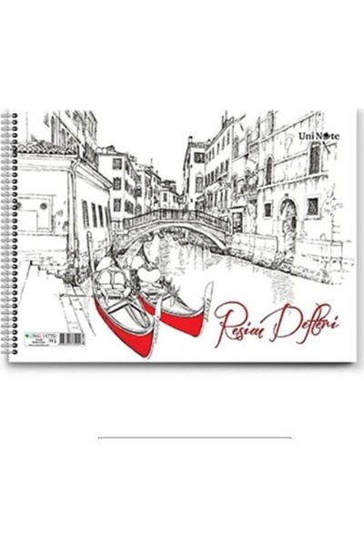 Çınar Uni Note Picture Notebook Copertă din carton spiralat 15 coli 33x48cm 33001 (pachet de 12)