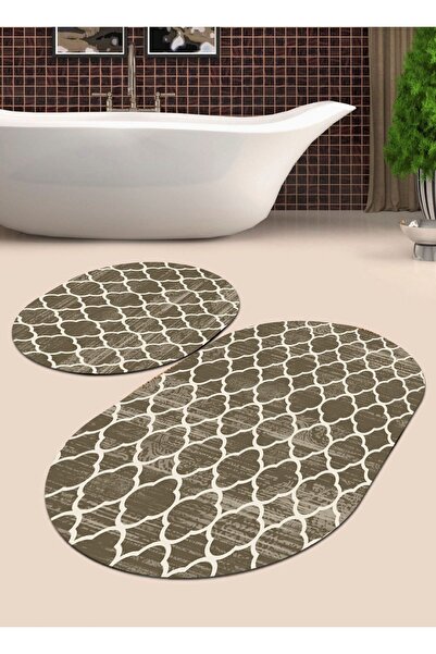 Ardizayn كريم، طقم مرحاض كلاسيكي من القطن العضوي المنسوج مكون من قطعتين (50 ×...