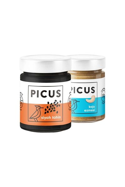 picus 210 Gr.X1 Black Tahini - 195 Gr.X1 Cashew Paste