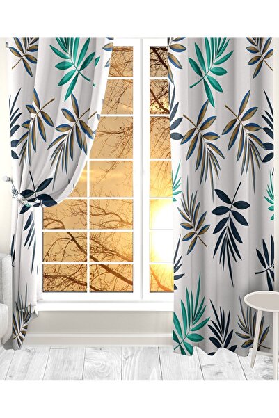 Ardizayn Green, Velvet Fabric, Digital Printed, Double Wing Children's Background Curtain